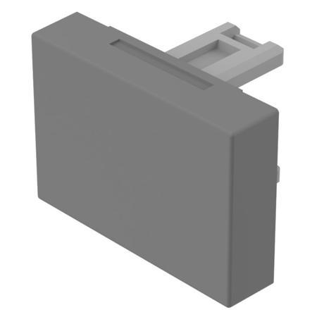 31-901.8 Indicator Lens Rectangle Style, Grey, 21.5 Long