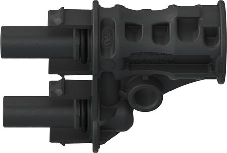 32-0196 Staubli MC4-Evo 2 Series, Female, Panel Mount Solar Connector, Rated At 60A, 1.5 kV PV-AZB4