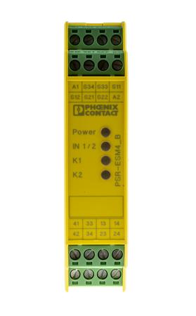 2963776 Phoenix Contact PSRclassic PSR-SCP- 24UC/ESM4/3X1/1X2/B 1 Auxiliary Contacts Safety Relay 24V ac/dc, Dual-Channel 3