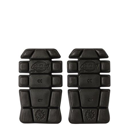 DK0A4XS3BLK1 Dickies Black No Bi-Density Vinyl Acetate Co-Polymer Trouser Knee Pocket Knee Pad Resistant to Abrasion, Penetration,