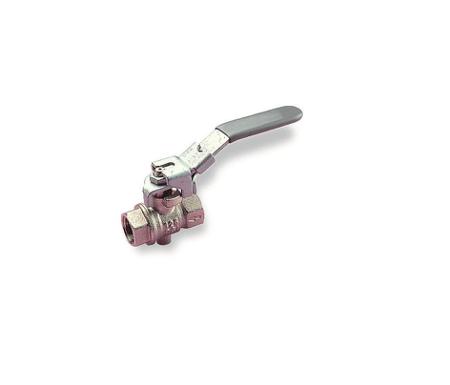 601812148 Norgren Nickel Plated Brass Full Bore, 2 Way, Ball Valve, Threaded, G 1/2in, 14bar Operating Pressure
