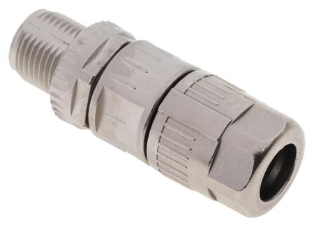 21038811405 HARTING Circular Connector, 4 Contacts, Cable, M12 Connector, Plug, Male, IP65, IP67, M12 Series