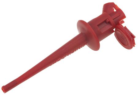 5418-2 Fluke Red Mini Test Clip, 5A Rating, 2.79mm Tip Size