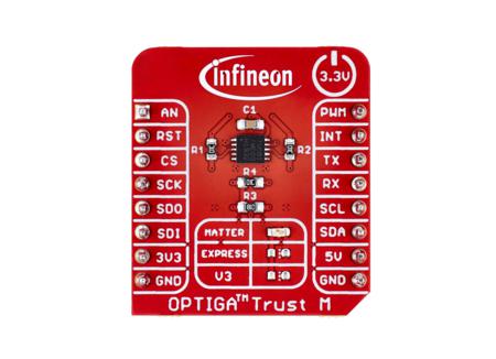 TRUSTMMTRSHIELDTOBO1 Infineon OPTIGA Trust M MTR I2C Evaluation Board