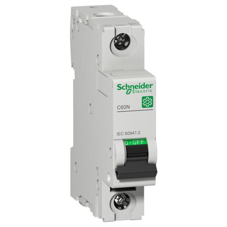 M9F12106 Schneider Electric Multi9 M9F MCB Mini Circuit Breaker, 1P, 6A Curve D, 240V AC, 10 kA Breaking Capacity
