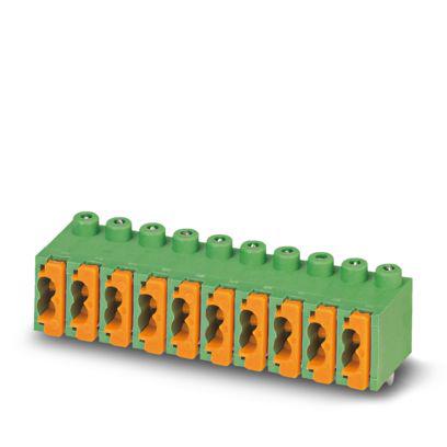 1928851 Phoenix Contact FK-MPT 0 Series PCB Terminal Block, 11-Contact, 3.5mm Pitch, Wave Soldering, 1-Row, Push In Spring