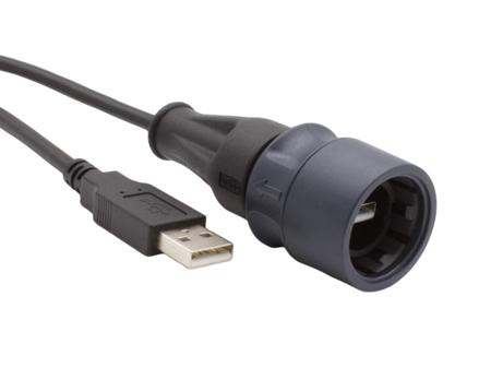 PXP6040-AA-5M00 Bulgin USB 2.0, Male USB 2.0 to Male USB A, 5m