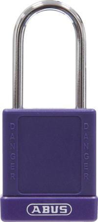 77573 ABUS Key Aluminium Padlock, 6.35mm Shackle, 40.08mm Body