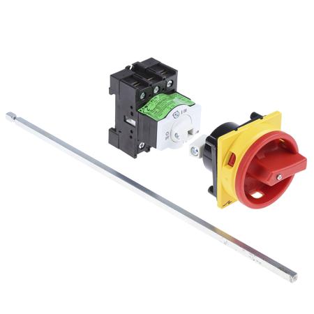 172865 P1-32/M4/SVB Eaton 3P Pole Panel Mount Isolator Switch - 32A Maximum Current, 18.5kW Power Rating, IP65