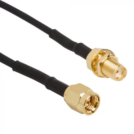 135110-02-M1.00 Amphenol RF, 1 m, RG174 Coaxial, Terminated 50 Ω