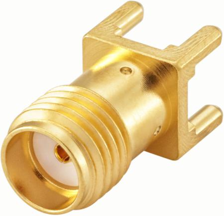 32K10K-400L5 Rosenberger SMA Series, Jack Surface Mount SMA Connector, 50Ω, Solder Termination, Straight Body
