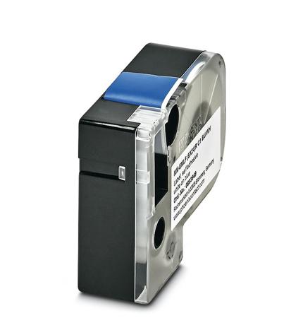 0803949 Phoenix Contact MM-EMLF White on Blue Label Printer Tape, 8m Label Length