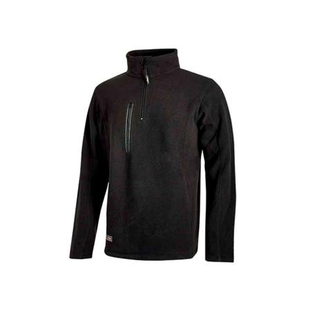 WEY143BC-XL UPower BERING Black 100% Polyester Men Work Sweatshirt XL
