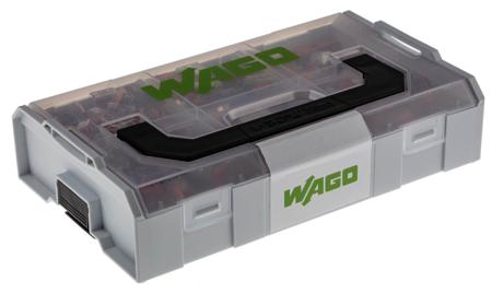 887-957 WAGO L-BOXX Mini, 221 Series Lever Connector Set, 2, 3-Way, Cage Clamp Termination
