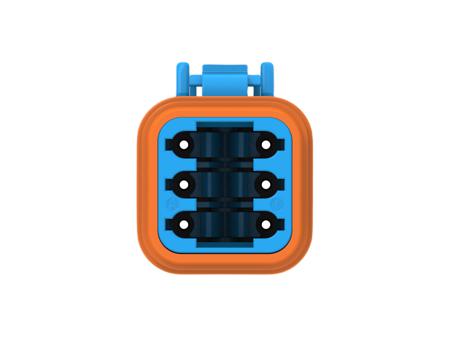 DT06-6S-TE07 TE Connectivity, DT06-6S Automotive Connector Socket Blue Cable 6 Way, Cable Termination