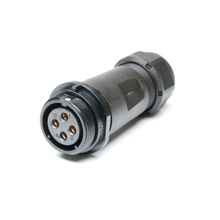 304-687 RS PRO Industrial Circular Connectors, 4 Contacts, In-line, SP21 Connector, Socket, Female, IP68