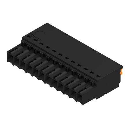 2459380000 Weidmüller  Series Straight Plug-In PCB Socket, 12-Contact, 1-Row, 3.5mm Pitch, Push In Termination