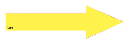 226-7864 RS PRO Self-Adhesive General Hazard Arrow Labels