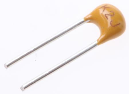 C315C101J2G5TA KEMET 100pF Multilayer Ceramic Capacitor MLCC, 200V dc V, ±5% , Through Hole