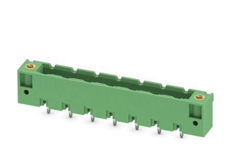 1829206 Phoenix Contact, 7.62mm Pitch, GMSTBV 2.5/ 7-GF-7.62, 7 Way, , Pluggable Terminal Block, Header, Through Hole, Solder