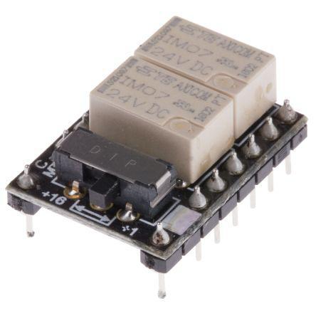 819-8994 RS Pro 4PDT Non-Latching Relay PCB Mount, 24V dc Coil, 2 A