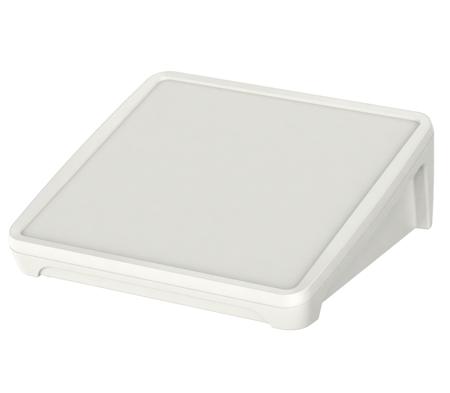 35122076.HMT1 Bopla BoPad Series White ABS Desktop Enclosure, Sloped Front, 226 x 220 x 83.70mm