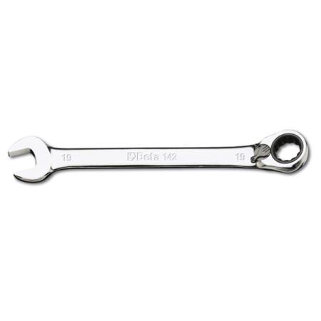 142 17 BETA Combination Ratchet Spanner, 17mm, Metric, , , 233 mm Overall