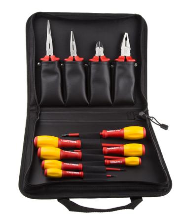 161-221 RS PRO 11 Piece Electrician Tool Kit with Pouch, Yes