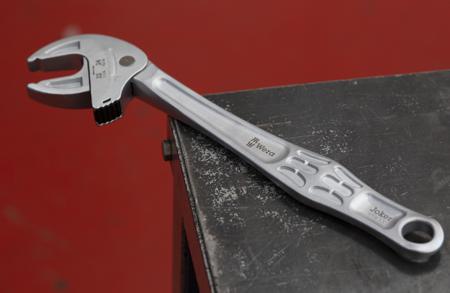 05020102001 Wera Adjustable Spanner, 322 mm Overall Length, 32mm Max Jaw Capacity, Ergonomic Handle, Silver Finish