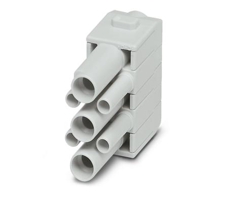 1414365 Phoenix Contact Heavy Duty Power Connector Module, 40A, Female,  HC-M-03 Series, 3 Contacts
