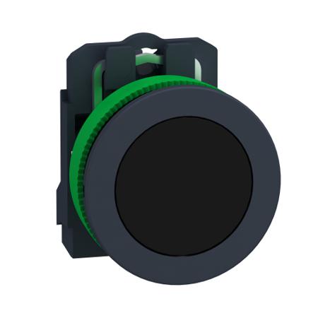 XB5FA21 FLUSH MOUNT BLACK PUSHBUTTON1NO