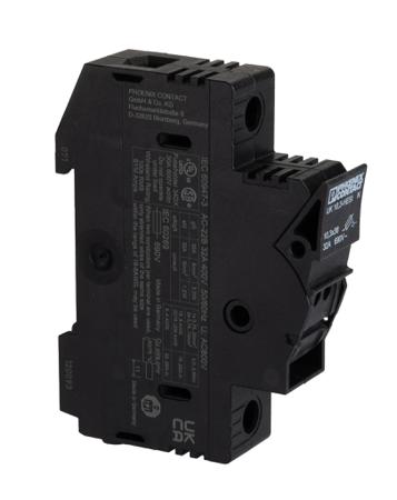 3048386 Phoenix Contact  3-HESI N, UK 10 Series Black, 16mm², 1-Level, Screw Termination
