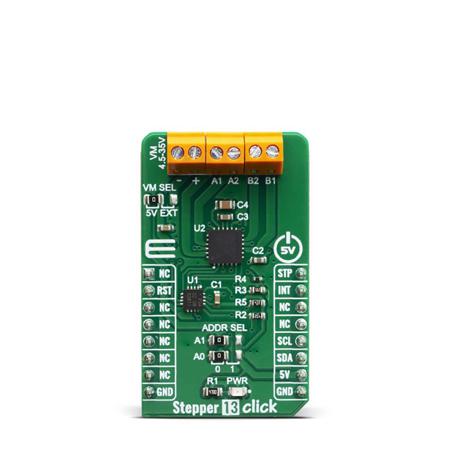 MIKROE-3736 MikroElektronika Stepper 13 Click for MP6500 for Bipolar Stepper Motor Drives