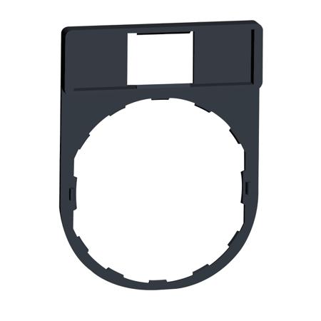 ZBZ32 Schneider Electric Blank label holder for Use with XALD Series, XALK Series, XB4 Series, XB5 Series