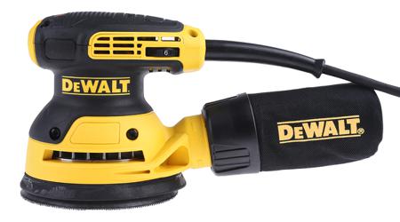 DWE6423-GB DeWALT DWE6423 125mm Corded Orbital Sander, Type G - British 3-Pin