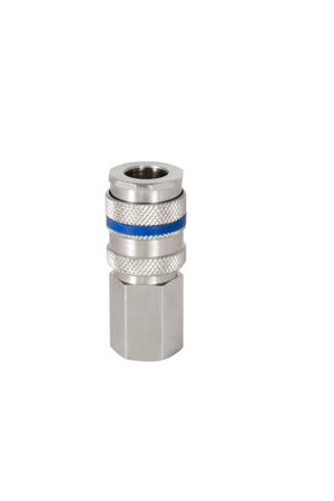 325-577 RS PRO Brass, Stainless Steel Female Pneumatic Quick Connect Coupling, M16 Female Threaded