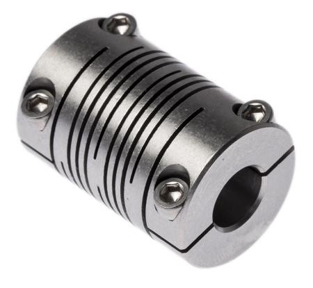 703.19.2828 Huco Beam Coupling, 19mm Outside Diameter, 8mm Bore, 28mm Length Coupler