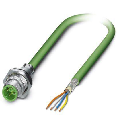 1552379 Phoenix Contact Straight Male M12 to Unterminated Bus Cable, 5m