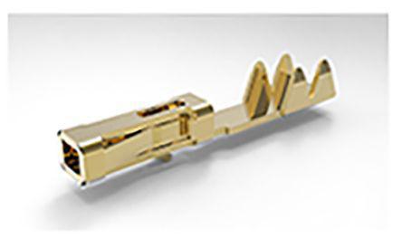487117-4 TE Connectivity FFC Crimp Terminal Contact, Female, Gold Plating