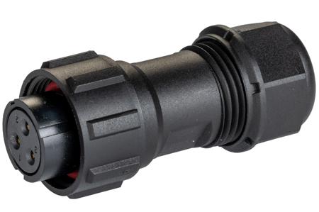 144-4180 RS Pro, 3 Pole Cable Mount Circular Connector Plug, Female Contacts, IP68