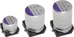 16SVPG47M Panasonic 47μF Surface Mount Polymer Capacitor, 16V dc