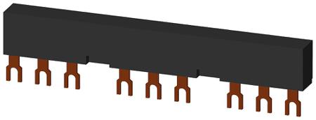 3RV1915-2BB Siemens SIRIUS 3 Phase Busbar, 690V, 55mm Pitch