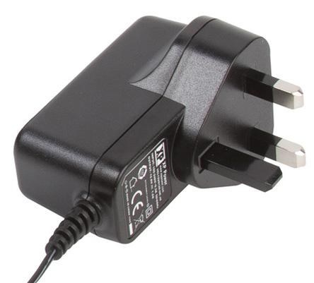 VEL24US120-UK-JA XP Power 24W Plug-In AC/DC Adapter 12V dc Output, 2A Output