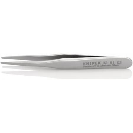 92 51 02 Knipex 70 mm, Stainless Steel, Smooth, Tweezer