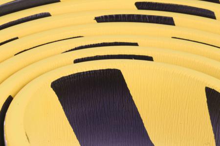 724-9808 RS Pro Black/Yellow Rubber 5m x 60mm Corner & Edging Tape