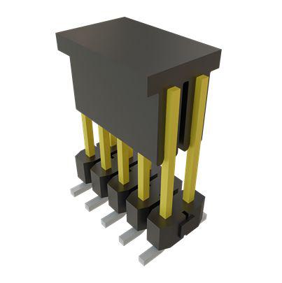 TSM-105-03-S-DV-A-P-TR Samtec TSM Series Vertical Surface Mount PCB Header, 10 Contact(s), 2.54mm Pitch, 2 Row(s), Unshrouded