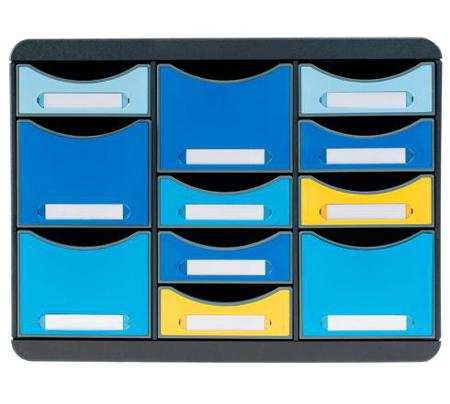 3137202D Exacompta 25.975L Assorted Plastic Storage Box, 270 mm x 355 mm x 355 mm