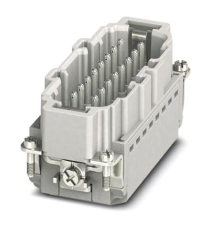 1407732 Phoenix Contact Contact Insert, HEAVYCON B16,16P+E, Rated At 16A, 500 V