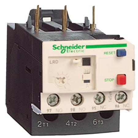 LRD046 Schneider Electric Thermal Overload Relay - 1 NO + 1 NC, 0.40 → 0.63 A F.L.C, 5 A Contact Rating, TeSys