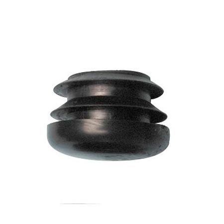 702326 Guitel Hervieu Black Plastic Round End Cap